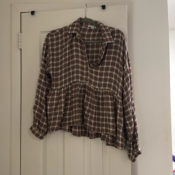 American Eagle Outfitters Tops - American Eagle Plaid Top